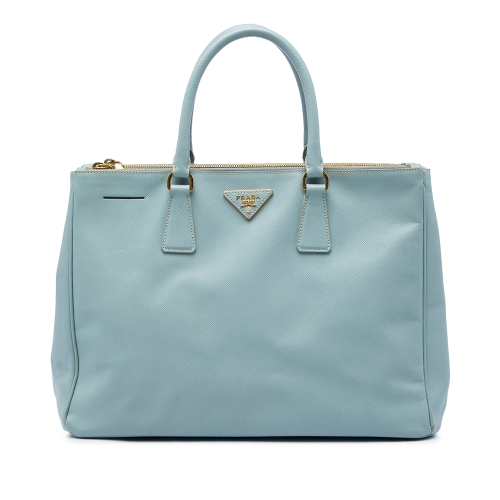 Pre-Loved Prada Large Saffiano Lux Galleria Double Zip Satchel